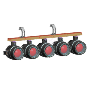 Водонепроницаемый Светодиодный прожектор IP65 8*60 Вт Zoom Par для концертного освещения - Product Image 2