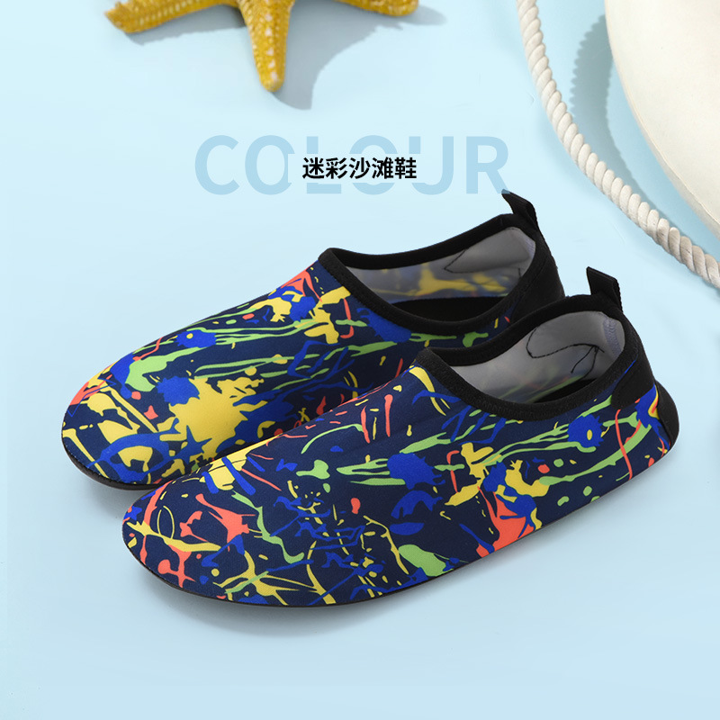 Camouflage beach shoes
