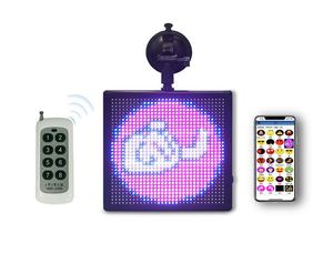 Kostenloses Beispiel APP Control Display mit 32x32 programmier barem LED-Bildschirm Mini Car LED Display für Auto Heckscheibe - Product Image 3