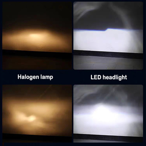 Gview H4 araba aksesuarları oto aydınlatma sistemleri LED H4 9003 30W 6000LM 6500 Y6 Bi LED projektör Lens 2.5 inç - Product Image 6