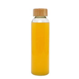 450ML yüksek borosilikat spor şişe cam seyahat içme suyu şişesi ile koruyucu kapak