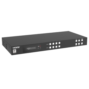 4x4 8K UHD <strong>HDMI</strong> 2.1 <strong>Matrix</strong> <strong>Switcher</strong> with Auto Downscaling and Audio De-embedder for Home Theatre System
