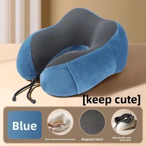 U-förmiges Nackenkissen aus Memory-Schaum, weiches Massage-Reisekissen für den Nacken, Gesundheitskissen für Bett und Flugzeug - Product Image 5