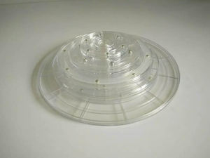 Acrylic Lazy Susan Rotating Turntables Display Stand <strong>Swivel</strong> Plates in Ten Different <strong>Sizes</strong> - Product Image 2