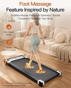 Tapis roulant de sport moderne à domicile avec test de fréquence cardiaque sans fil Type de conduite mécanique - Product Image 3