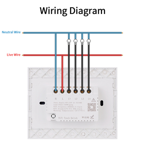 Bingoelec akıllı yaşam 4 gang 1 yollu 120*120 brezilya ev ile akıllı anahtar WIFI uzaktan kumanda anahtarları - Product Image 5