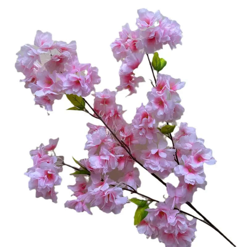 Ychon seda sakura flor ramos flores de cerejeira artificiais hastes evento festa de casamento decoração floral para casa