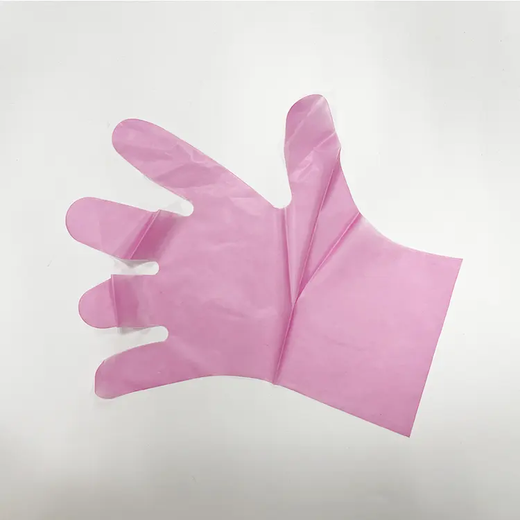 Disposable Plastic Gloves Disposable Pe Plastic Gloves Transparent Ldpe Poly Food Polyethylene Clear Bag OEM Customized Logo