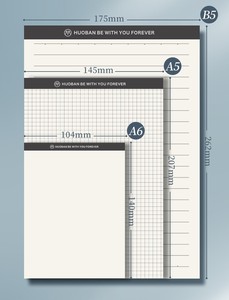 Venta al por mayor forma especial arrancar Bloc de notas A4 A5 A6 Bloc de notas de escritura logotipo personalizado impreso para hacer lista Bloc de notas para estudio de negocios - Product Image 5