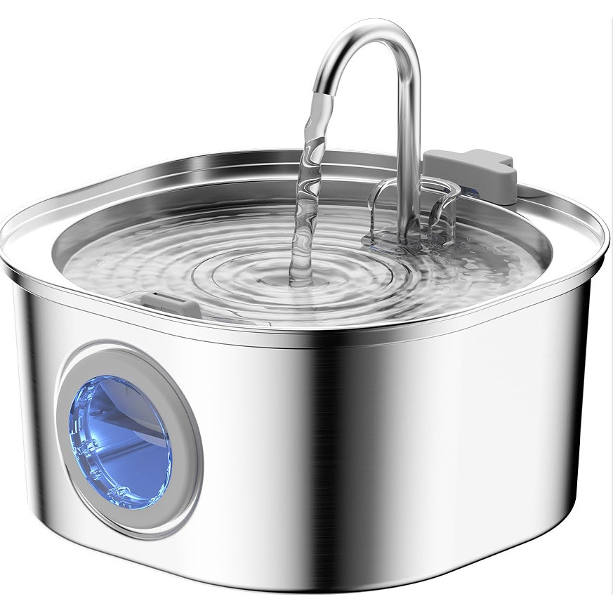 Round stainless steel with viewing window