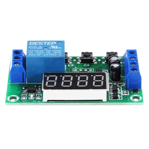 Timer Relais 5V12V24V Zyklus Timing Einstellbare Power Off Trigger Digital Display Zeit Relais Schalter für Wasserpumpe - Product Image 4