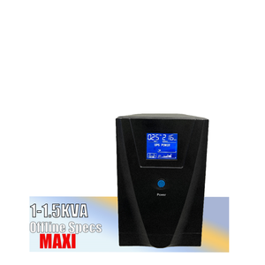 耐久性のある1.5kvaオフラインUPSインテリジェントデジタル制御220v出力1K 1.2K 1.5K UPSコンピューター用 - Product Image 1