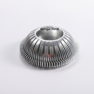 Custom Cnc Turning Extruded Heat Sink Profile Radiator Aluminum Round Sunflower <strong>20w</strong> AR111 Led Bulb Light <strong>Heatsink</strong> - Product Image 2