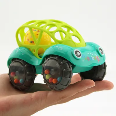 Sonaglio e rotolo di auto, colori assortiti O Ball Play Toy gioco per bambini regalo per bambini giocattoli educativi per bambini sonagli 0-2 anni