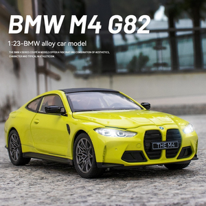 1/24 diecast model arabalar BWM M4 G82 metal oyuncak arabalar ses ve ışık ile geri çekme süslemeleri süs ornament modelo del metal - Product Image 2