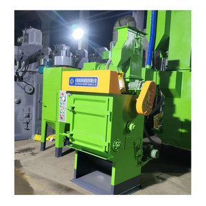 QPL80ラバーベルトタイプトラックアブレータータンブラストショットピーニングマシンアイアンメタルクローラータイプショットブラスト機 - Product Image 1