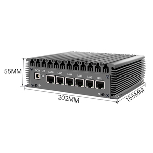 ZW006-B <strong>Network</strong> Server Industrial Mini PC Soft Router I7 10510U I5 10210U I3 10110U 6x2.5G LAN Support 4G Module Gateway <strong>Compute</strong> - Product Image 4