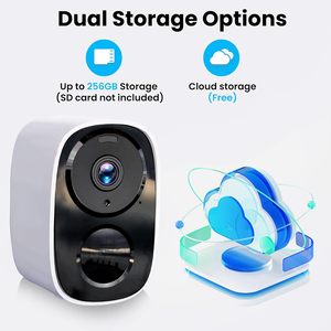 Fotocamera di sicurezza 5G WIFI 3MP alimentata a batteria IP Mini telecamera grandangolare bidirezionale Audio visione notturna con sensore di memoria Cloud - Product Image 3
