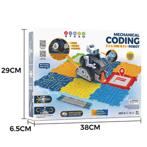Pädagogische mechanische Programmierung Roboter Kit Gebäude Kinder Puzzle Roboter Spielzeug für Kinder - Product Image 2