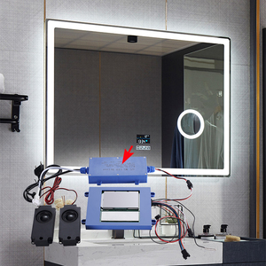 WISE Ledミラー調光器マルチタッチキーコントロールBluetoothスピーカーWIFI & 時間 & 温度センサースイッチ画面液晶 - Product Image 6