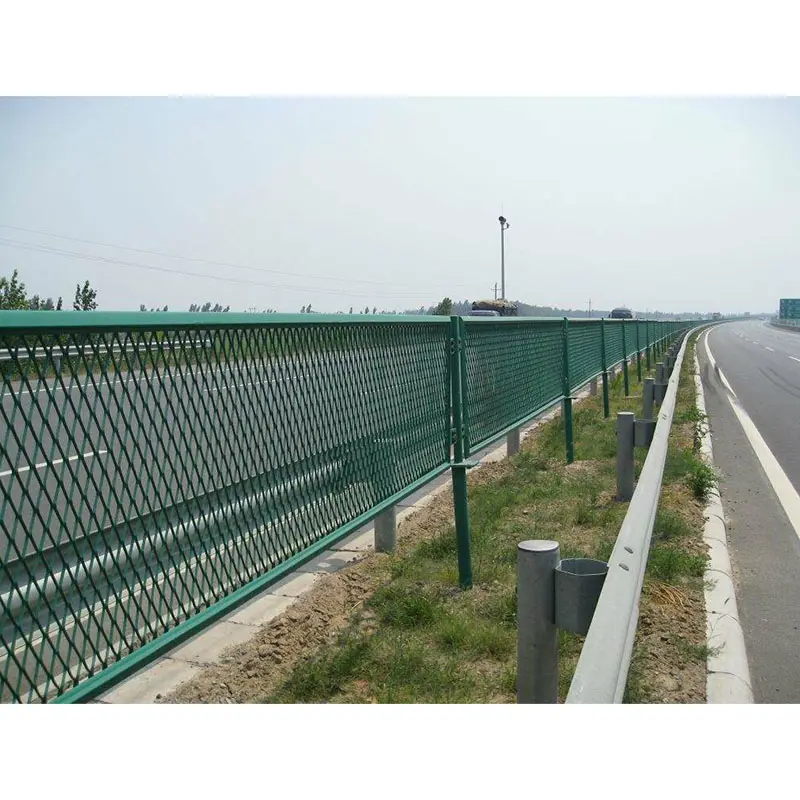 Panel dinding besi berkualitas tinggi dekoratif expanded panel logam aluminium grid expanded pagar metal