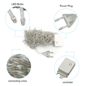 ไฟราว LED 100 10ม. พร้อมโหมดกะพริบ8โหมดไฟตกแต่งกันน้ำสำหรับโครงการกลางแจ้ง - Product Image 3