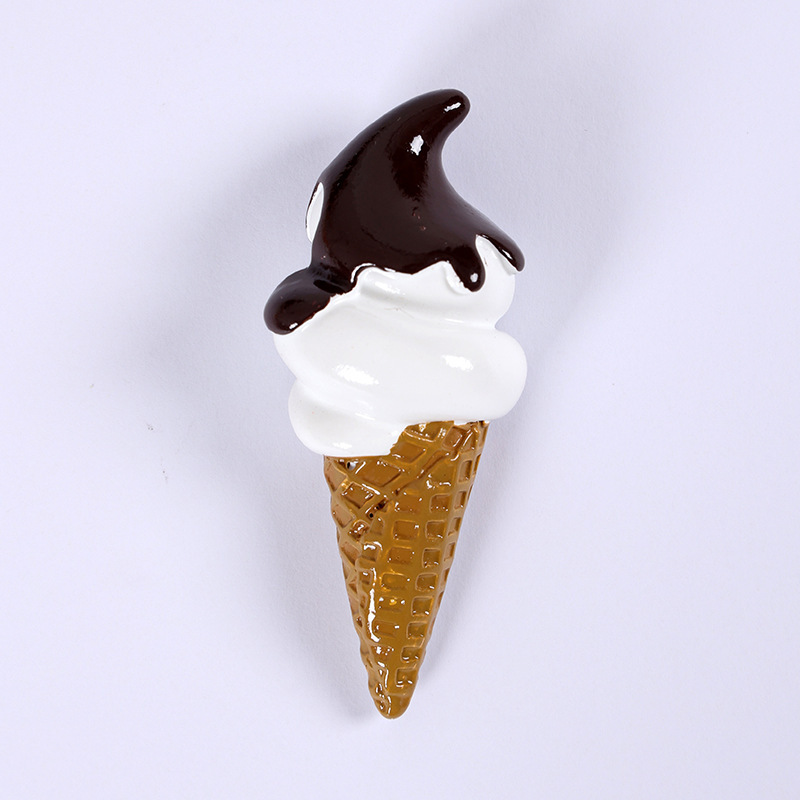 Double cône au chocolat
