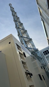 9m 15m 20m 60ft teleskopik 3 bacaklı kule kablosuz iletişim hızlı basit tekerlekler üzerinde taşınabilir hücre yükselterek LatticeTower - Product Image 6