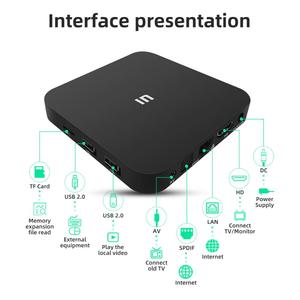 Android TV Box 9.1 Streaming Media Player con 2GB RAM 16GB ROM S905W Quad Core 2.0G supporto H.265 HD freeview box - Product Image 4