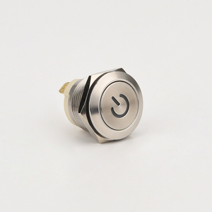 22MM wasserdichter Druckknopf schalter aus Edelstahl IP67 NO NC Elektronische Struktur 220V max. Spannung 2NO Kombination - Product Image 2