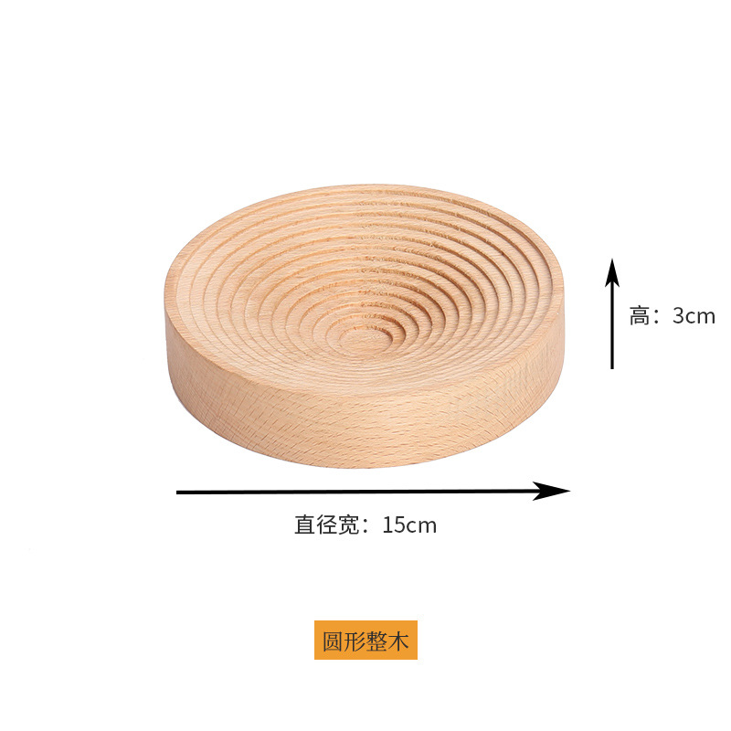 Round solid wood