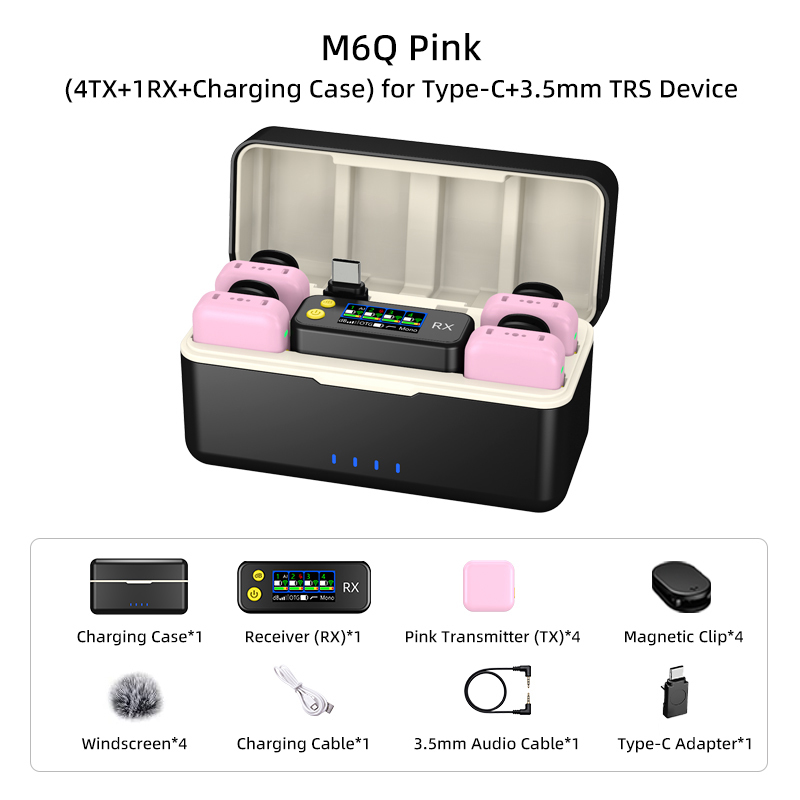 Pink M6Q 1-to-4