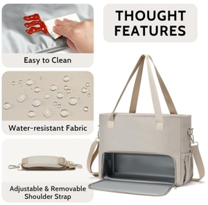 Youk cách điện Crossbody ăn trưa Túi túi xách với nhiều túi thuận tiện và phong cách cho công việc hoặc du lịch - Product Image 5