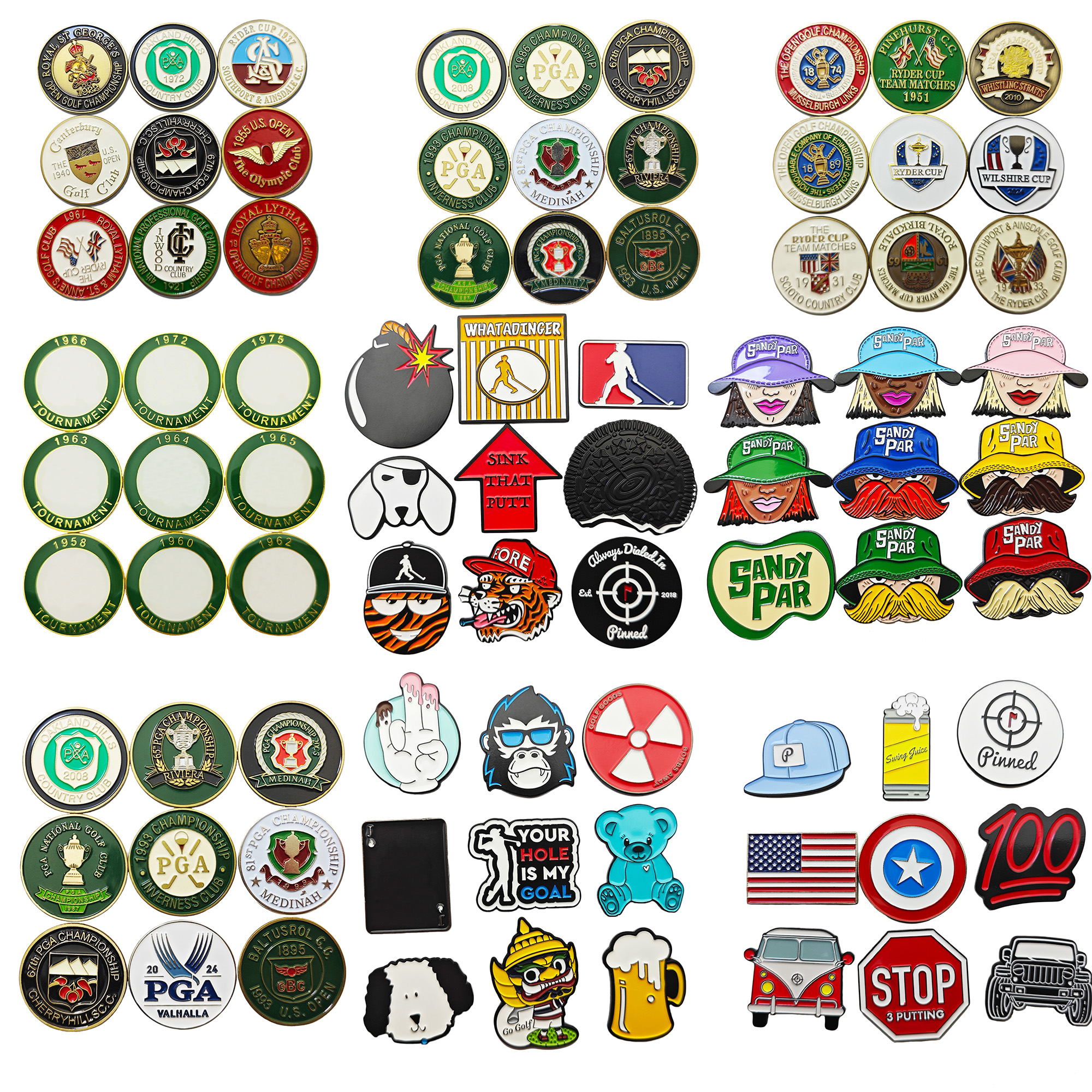 Marqueur de balle de golf