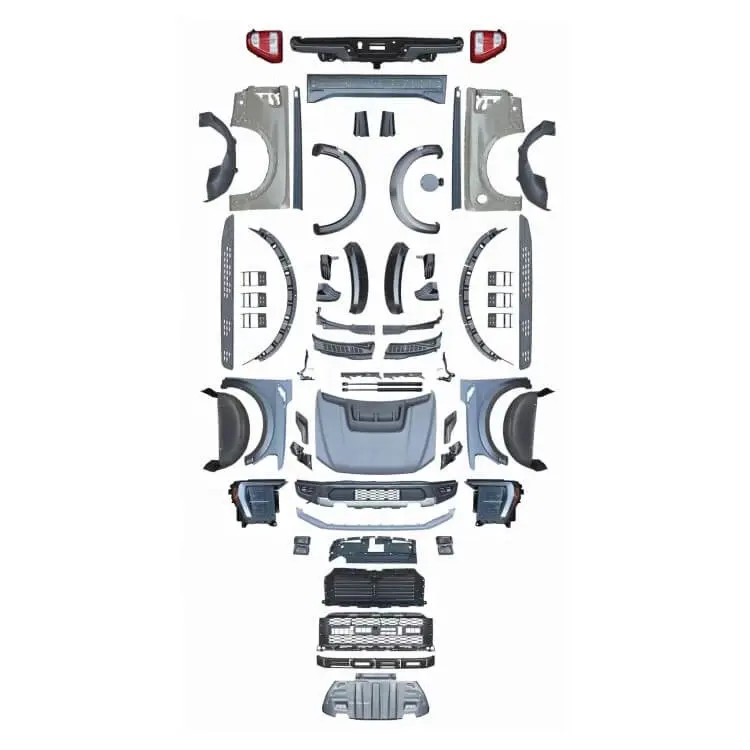 カーアクセサリーフェイスリフトボディキット旧から新2021ラプタースタイルボディキット2015-2020フォードF-150