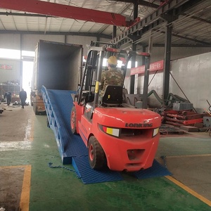 Logística descarga elevador auxiliar carga de contenedores nivelador de muelle hidráulico plataforma de carga y descarga móvil
