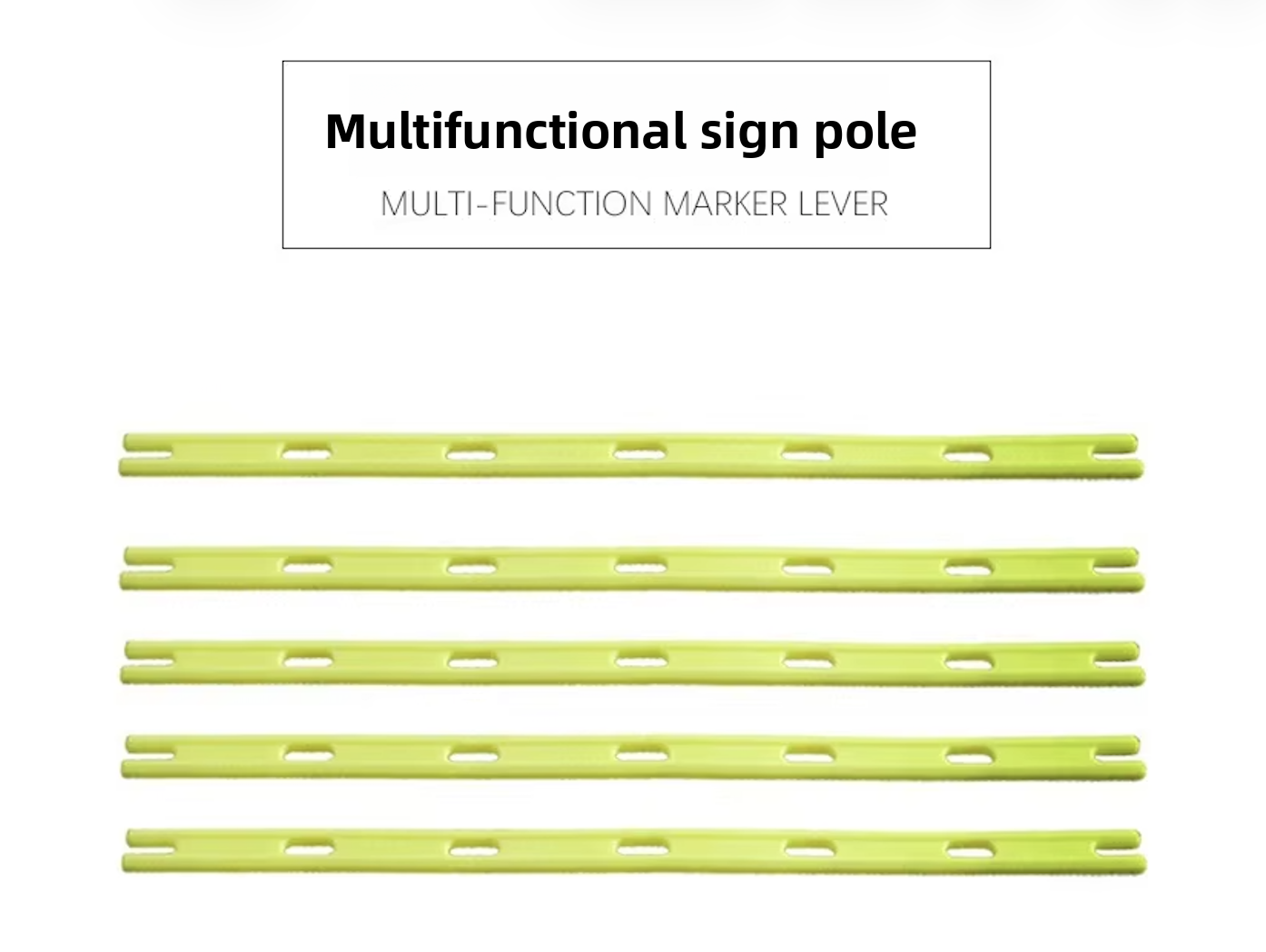 yellow 80 cm pole