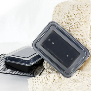 Mayoristas PP Plástico Rectangular Microondas Refrigerable Comida Preparación Contenedor de almacenamiento de alimentos - Product Image 6