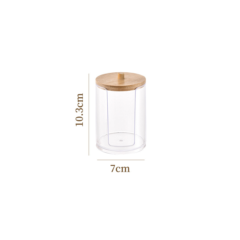 Wooden lid, low-profile