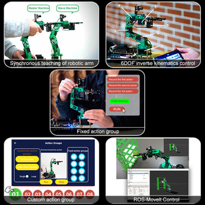 Raspberry Pi 5 4GB 8GB 16GB AI braccio robotico e Kit fotocamera con riconoscimento Tracking e afferrare le azioni per la formazione AI - Product Image 2