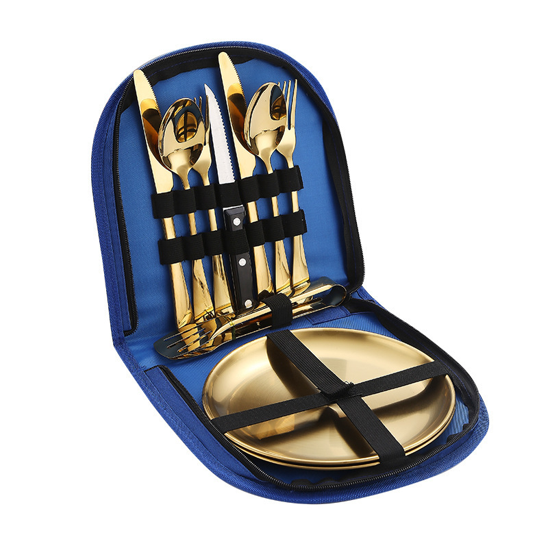 Golden Double Set (Blue Cloth Bag)