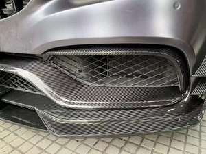 คุณภาพสูงC63 W205 TAKDคาร์บอนออกแบบแห้งคาร์บอนไฟเบอร์ด้านหน้าหมอกโคมไฟกรอบสําหรับBENZ AMG C63 W205 2015-2021 - Product Image 6