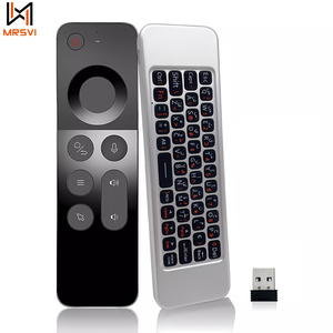 W3 2.4G Wireless Voice Air Mouse Remote <strong>Controller</strong> Arabic Mini <strong>Keyboard</strong> OEM Factory for <strong>Android</strong> TV BOX Windows Remote - Product Image 1