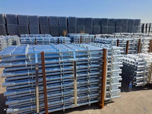 垂直标准，带龙头分类帐HDG镀锌和建筑系统环锁脚手架 - Product Image 2