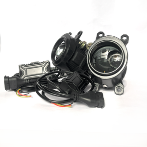 2-Inch LED sis projektör Lens araba farlar Hi/düşük işın F2 3-Colour 6000K projektör Led sis lambası herhangi bir araba için 24V yeni VW için - Product Image 5