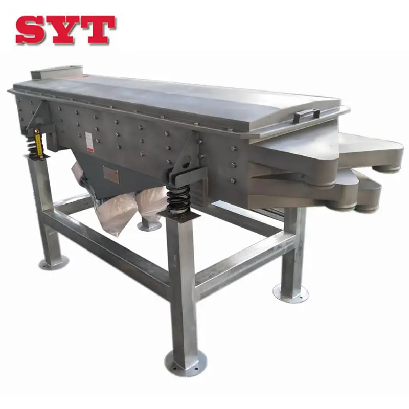 Industry active charcoal machine linear vibrating sieve shaker for charcoal sieving