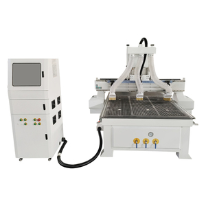 Nueva entrega 1315 1325 Máquina enrutadora CNC Máquina CNC de 3 ejes Husillo refrigerado por agua refrigerado por aire Máquina rotativa 3D CNC de madera con Dsp - Product Image 1