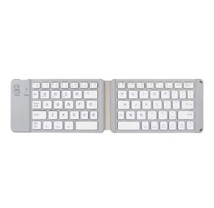 Portable Thin and Lightweight Wireless Mini TwoFold <strong>Bluetooth</strong> <strong>Keyboard</strong> Compatible with <strong>Multiple</strong> Systems for Efficient Typing - Product Image 3