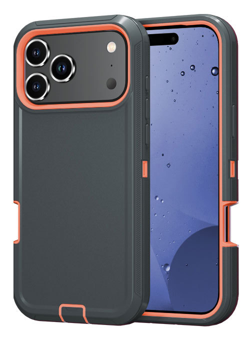 Gris foncé orange