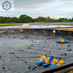 Geo Material UV PP Plastic Geomembrane 0.5 <strong>mm</strong> <strong>HDPE</strong> for Fresh Shrimp Farming Pond in Ecuador - Product Image 5